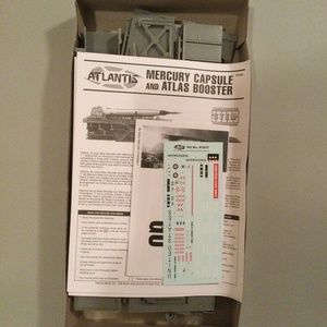 Mercury Capsule & Atlas Booster model
